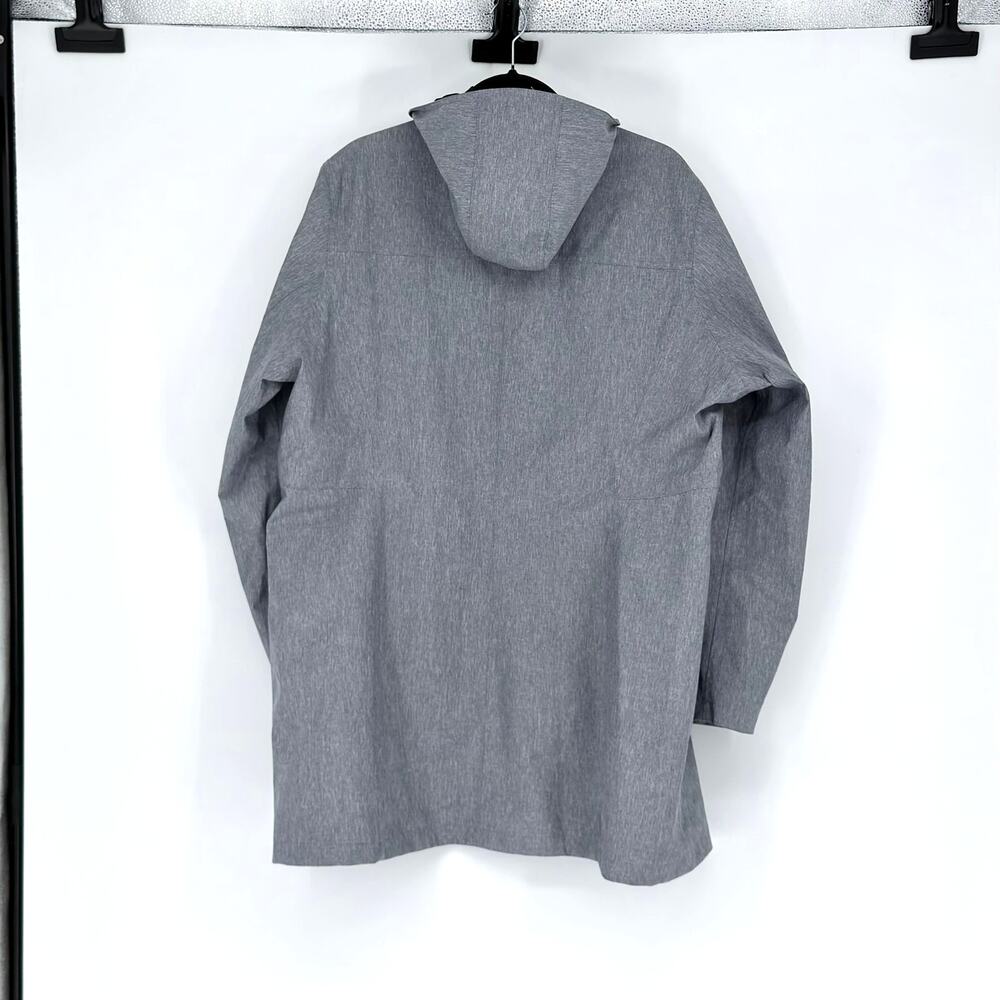 Eddie Bauer Girl on the Go Slate Hooded Trench Coat - Plus 2XL - Picture 2 of 10